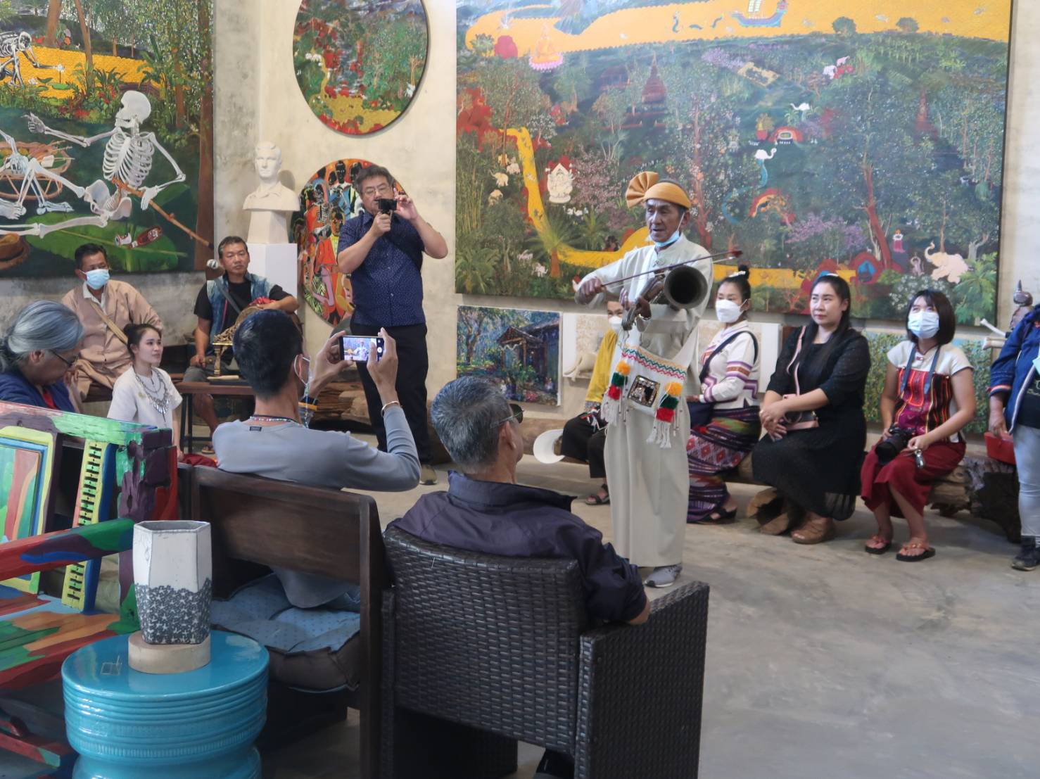 Live indoor performance