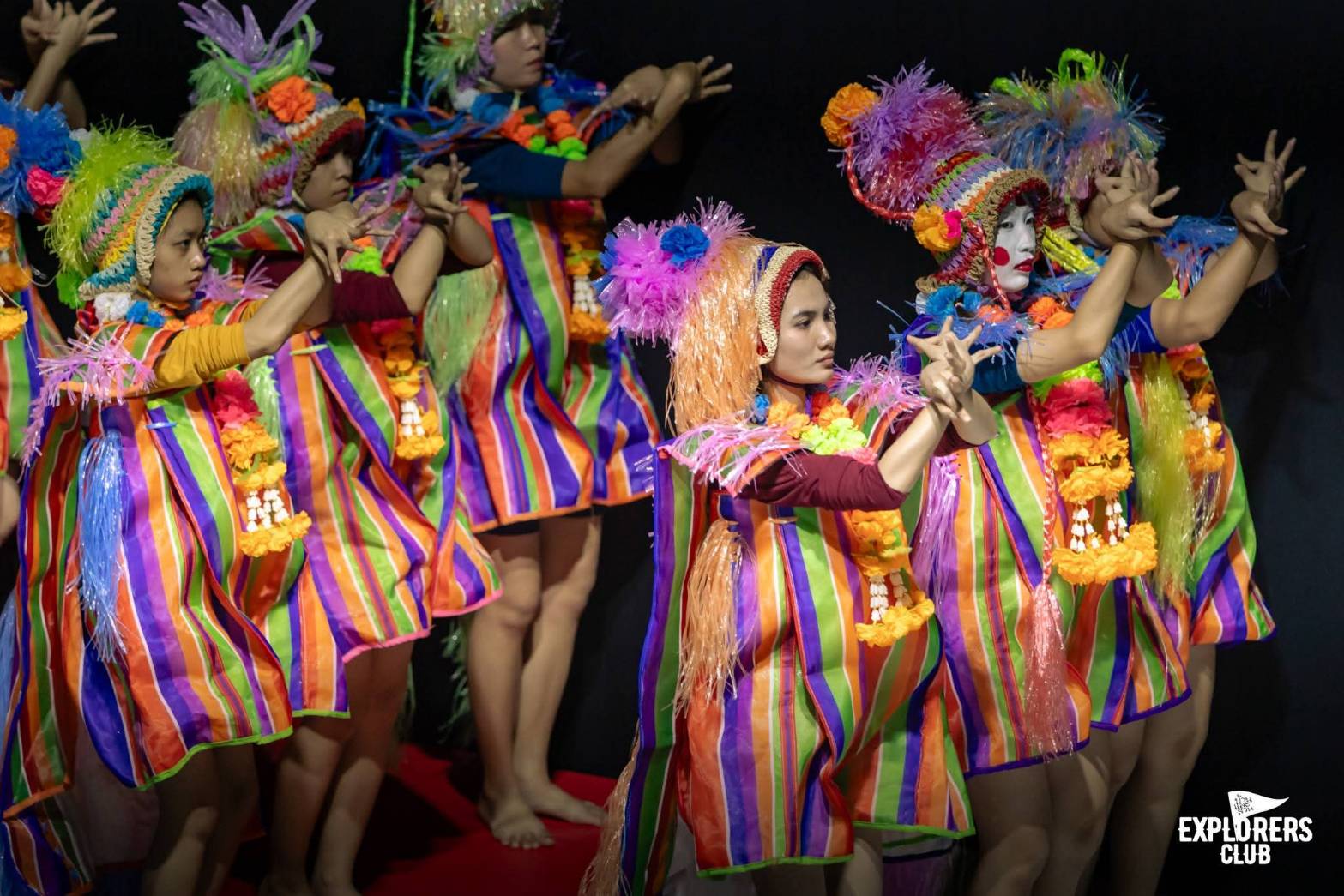 Colorful outdoor performance